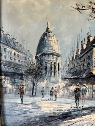 P. Gillette Plaza Montmartre París 80s