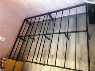Estructura Cama Metal Negra 135x190