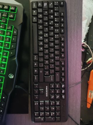 Teclado PACIFICO Negro y Verde