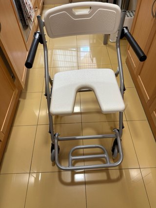 Silla ducha/wc con ruedas