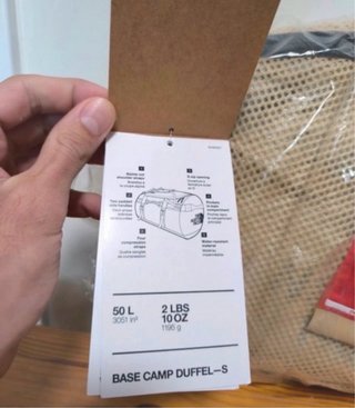 Bolsa The North Face Base Camp S Beige