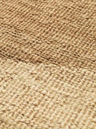 Alfombra Ferm Living Beige y Marrón