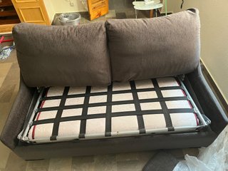 Sofá Cama Sistema Italiano Marrón