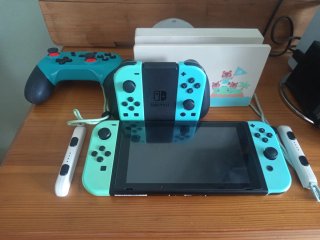 Nintendo Switch Edición Animal Crossing + 2 mandos