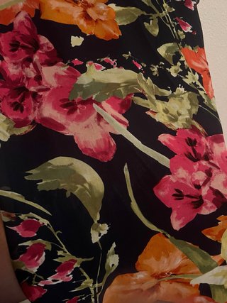 Vestido floral fiesta talla 46