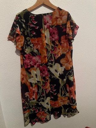 Vestido floral fiesta talla 46