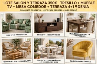 Lote Salón y Terraza 350€