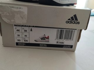 Zapatillas Adidas Hoops 3.0 Talla 19
