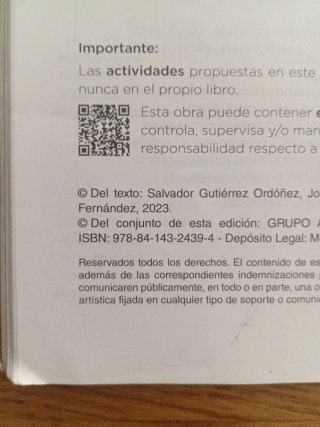 Lengua y Literatura, 2 ESO, Operación mundo