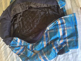 Camisa leñador cuadros azul y verde