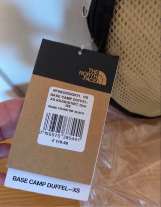 The North Face Base Camp Duffel XS Khaki