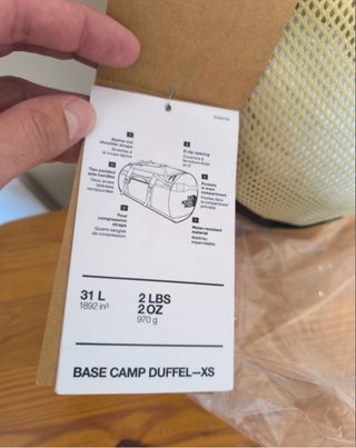 The North Face Base Camp Duffel XS Khaki