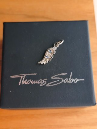 Colgante Thomas Sabo Ala Plata y Azul