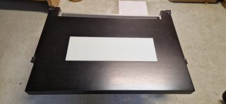 Mesa de centro elevable madera y cristal