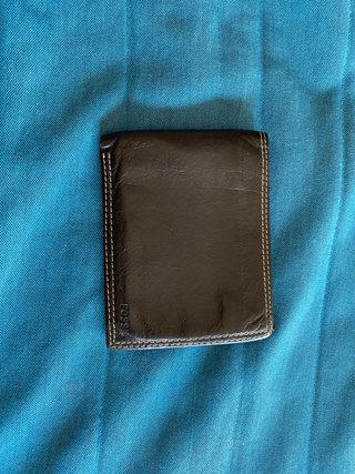 Cartera Fossil Cuero Negra