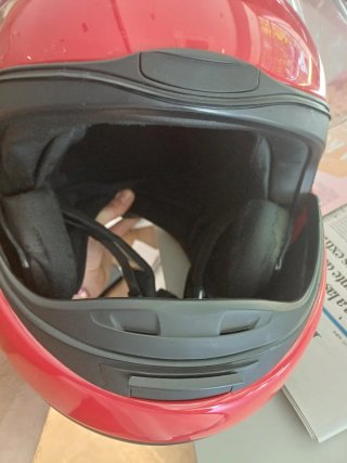 Casco Modular Moto BMW Rojo