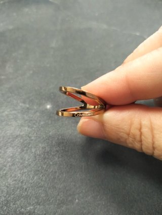 Anillo Calvin Klein Dorado