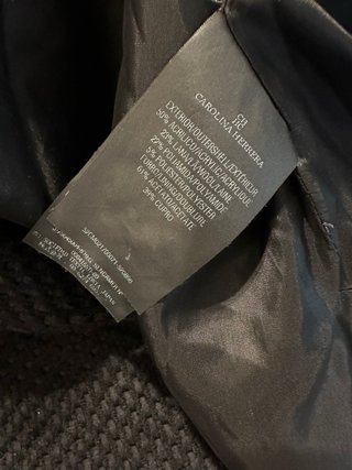Abrigo Carolina Herrera Negro