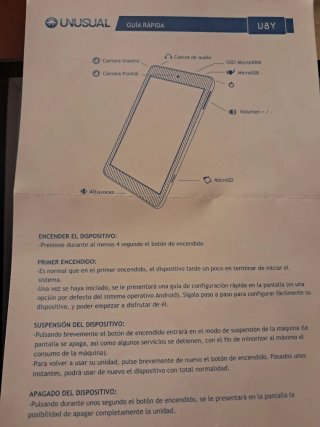 Funda para tablet rosa y blanca