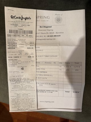 Colchón Vispring Letizia Alta Gama
