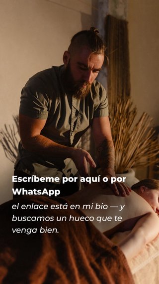 Masaje descontracture a domicilio