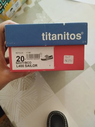 Náuticos Titanitos niño azul