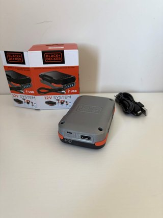 Batería Black Decker 12V 1,5Ah USB litio BDCB12