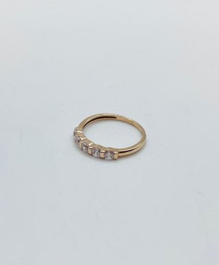 Anillo Oro 14k con piedras 1,7gr