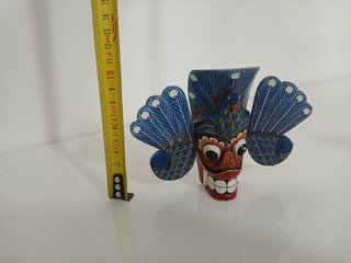 Maschera Sri Lanka Mayura Raksha Legno
