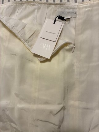 Falda midi combinada ZW Collection Zara