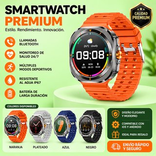 SMARTWATCH PREMIUM Compatible con iPhone y Android