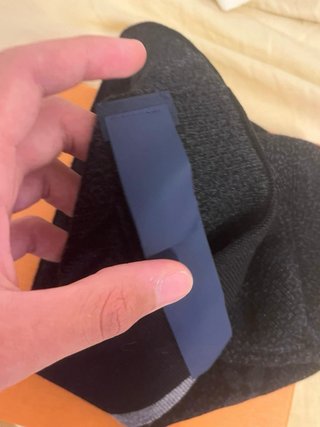 Louis Vuitton berretto monogram nero grigio