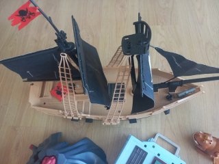 Lote Playmobil Variado Barco Dragones Volcán