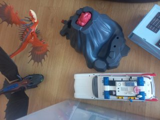 Lote Playmobil Variado Barco Dragones Volcán