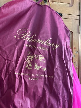 Vestido de fiesta/ quinceañera fucsia bloombury