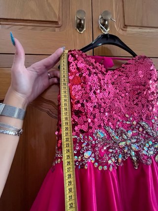 Vestido de fiesta/ quinceañera fucsia bloombury