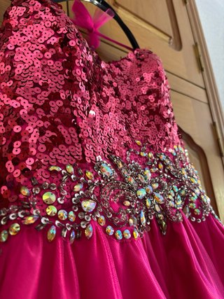 Vestido de fiesta/ quinceañera fucsia bloombury