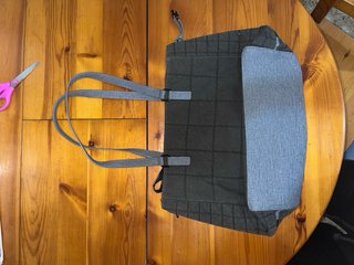 Bolso Desigual verde gris acolchado
