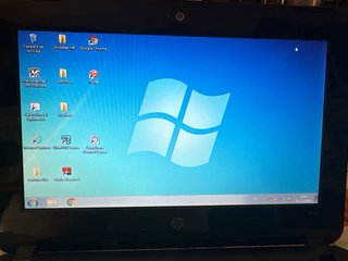 Netbook HP portátil Windows 7 Negro