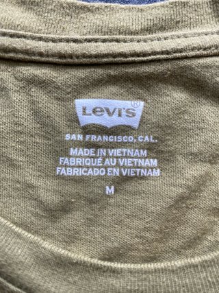 Camiseta Levi's Logo Talla M Verde