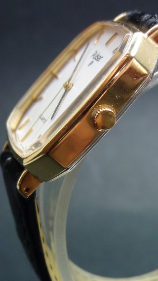 Orologio Pulsar Quartz Rettangolare Oro