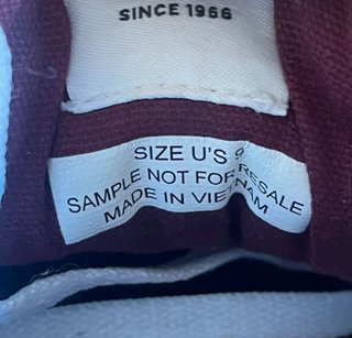 Vans Sport Low "Sample" Exclusive - Burdeos/Blanco
