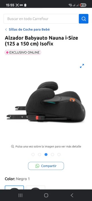 Alzador Baby auto i-SIZE Isofix