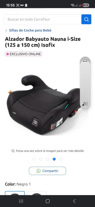 Alzador Baby auto i-SIZE Isofix
