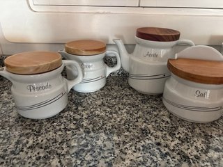 Juego de tarros de cocina