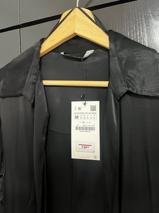 Vestido negro Zara Talla M