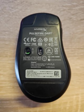 HyperX Pulsefire Dart Ratón Gaming Inalámbrico