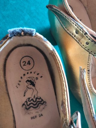 Zapatos Flamenca/Baile Regional Talla 24