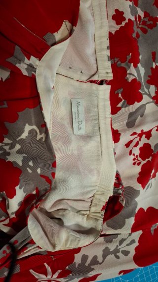 Vestido seda Massimo Dutti estampado floral
