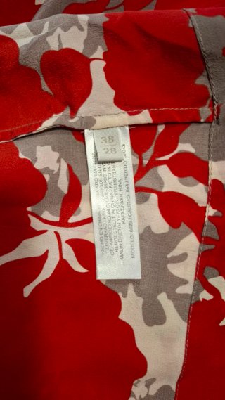 Vestido seda Massimo Dutti estampado floral